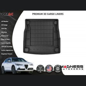 Alfa Romeo Stelvio Cargo Mat - w/ out Premium Sound - OMAC Premium